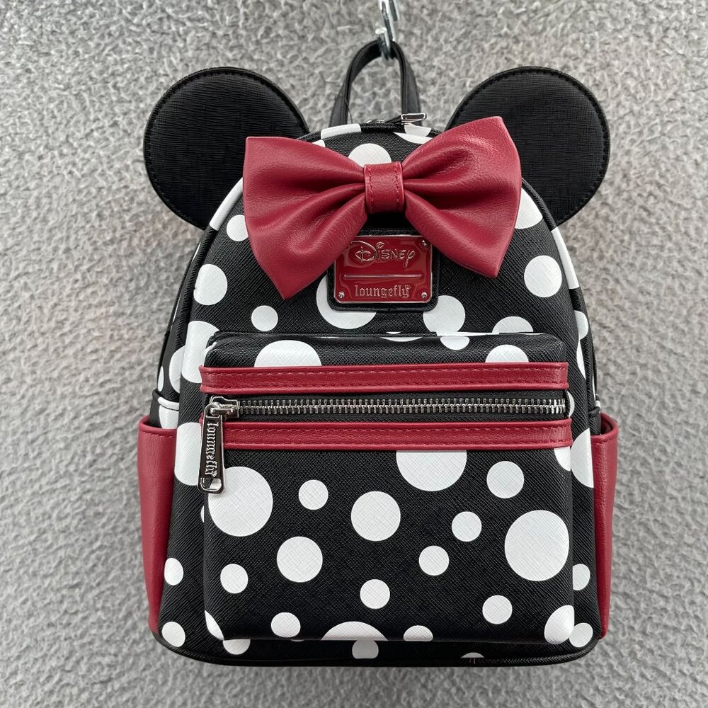 Loungefly X Disney Minnie Polka Dot Mini Backpack